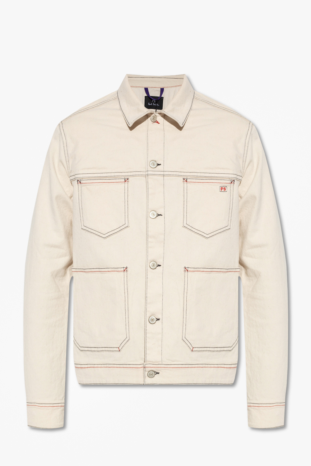 Sweatshirt Fred Perry - Cream Denim jacket PS Paul Smith